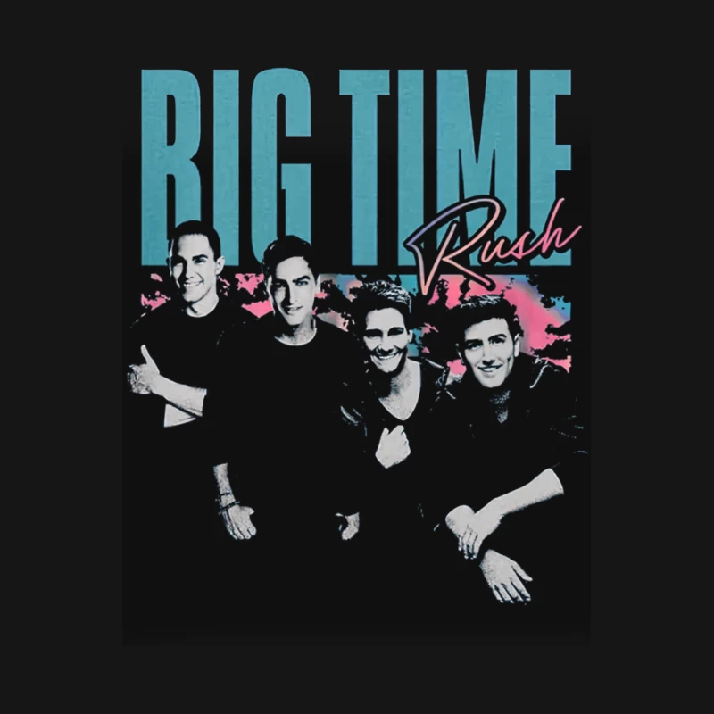 Big Time Blue Pink Rush Male T-Shirt