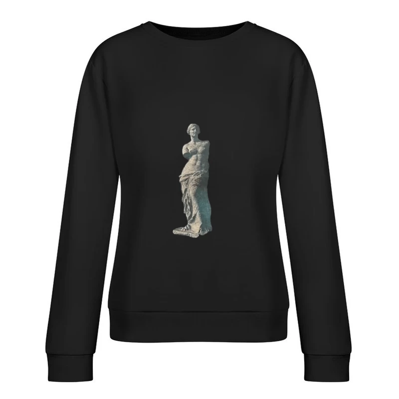 Antike Venus-Statue Damen Pullover Sweatshirt