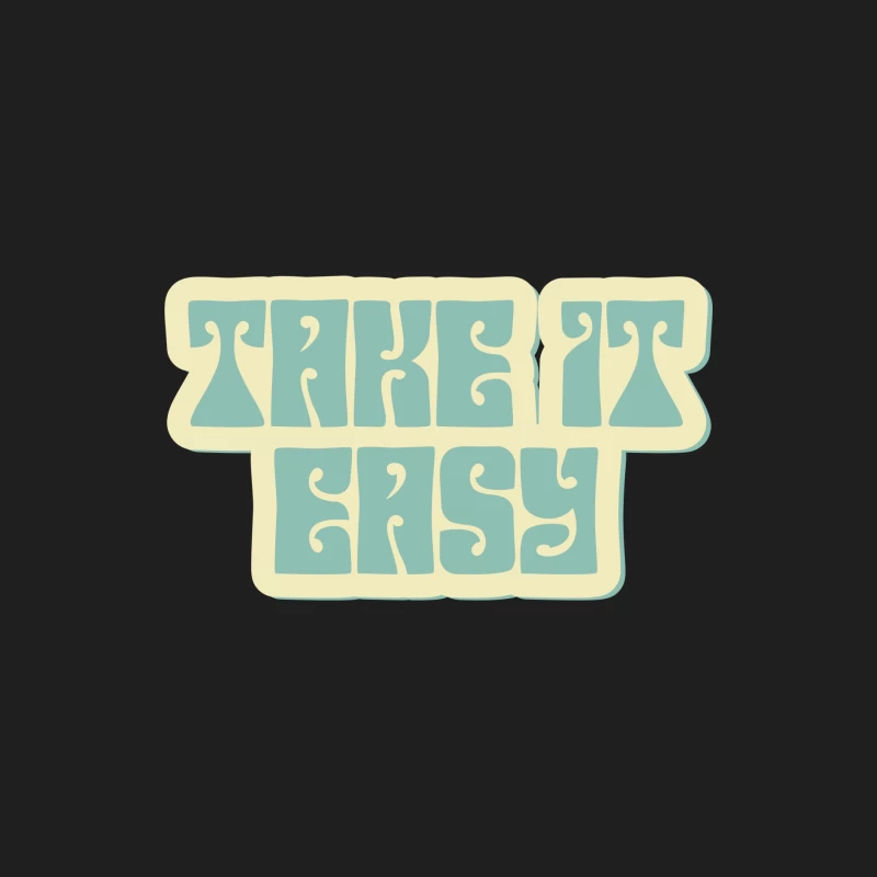 Entspannt bleiben mit Retro-Schriftzug Herren Tanktops