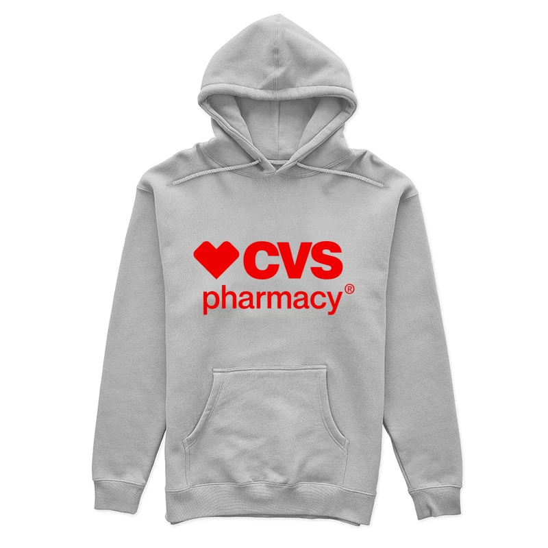 CVS Pharmacy Logo with Red Heart Symbol Female Pullover Hoodie