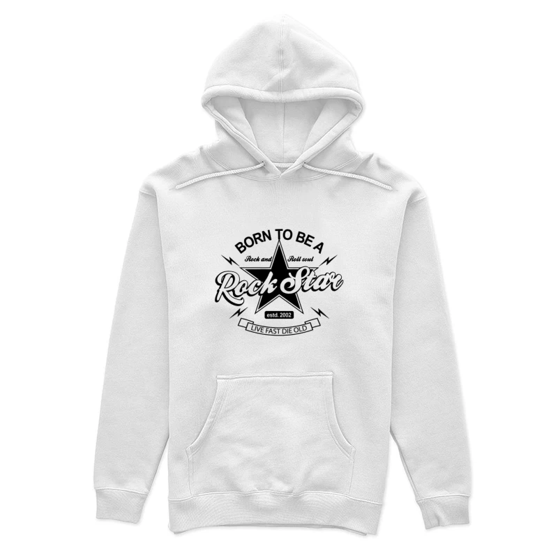 Geboren, um ein Rockstar zu sein Damen Pullover Hoodie