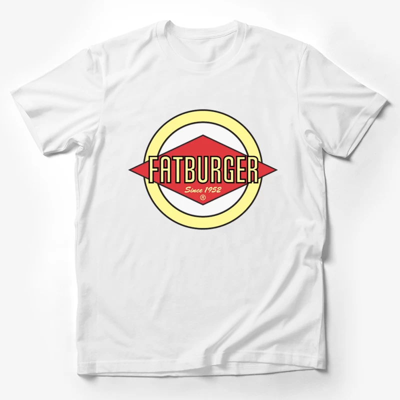 Fatburger Restaurant Classic Logo Design Since 1952 Male T-Shirt