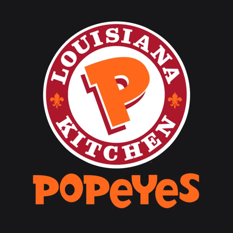 Popeyes Louisiana Kitchen Restaurant Logo Design Female Pullover Hoodie