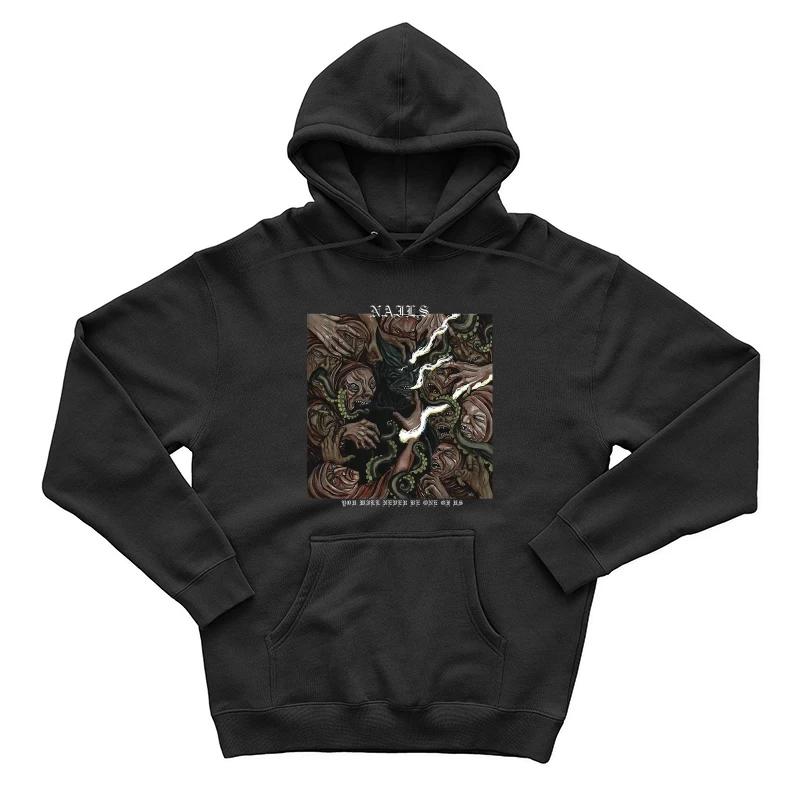 Nails Band Male Pullover Hoodie