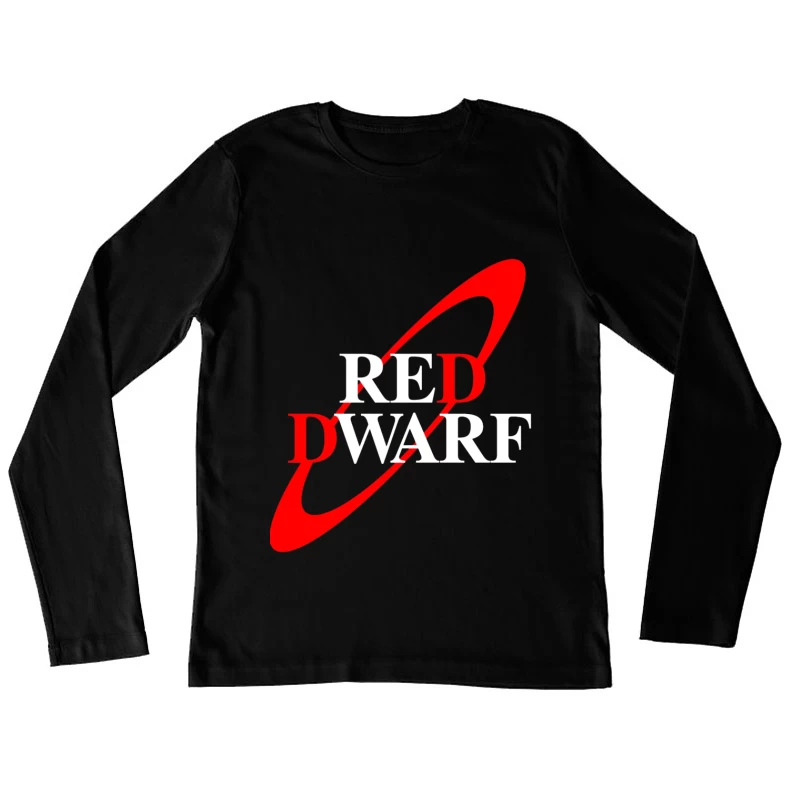 Red Dwarf Science Fiction TV Series Logo Female Long Sleeve T-Shirt