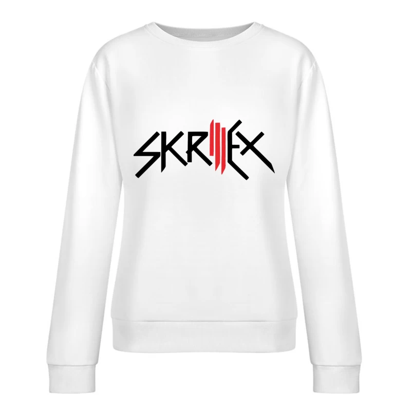 Skrillex Electronic Music Artist Logo Design Female Pullover Sweatshirt