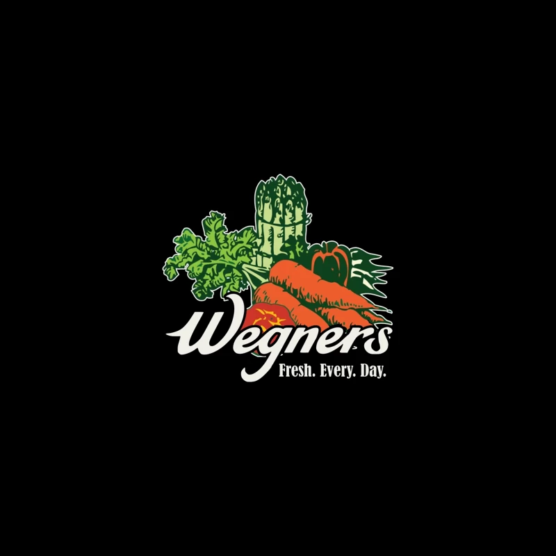 Wegner's Fresh Daily Vegetable Market Logo Travel Mug