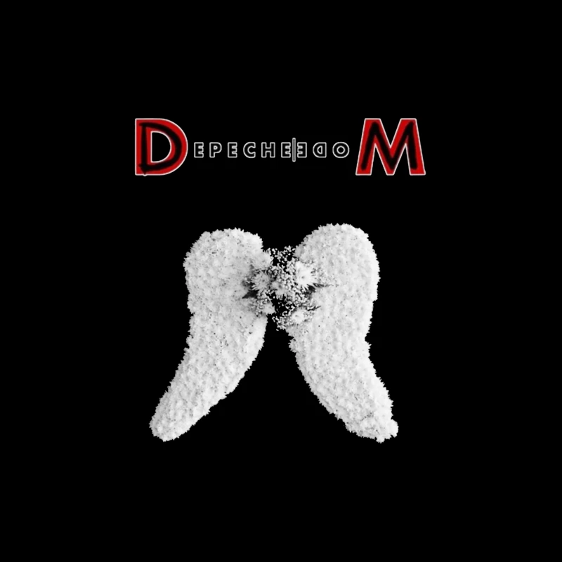 Depeche Mode Angel Wings Logo Design Throw Pillow