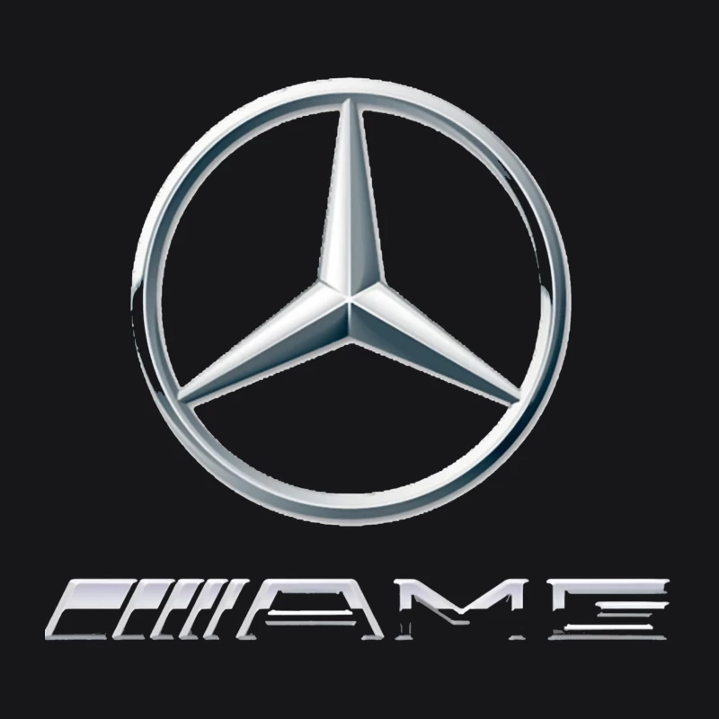 Mercedes-Benz AMG Logo - Premium German Automotive Brand Symbol Female Pullover Hoodie