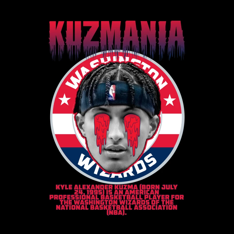 Kuzmania - Kyle Kuzma Artwork Throw Pillow