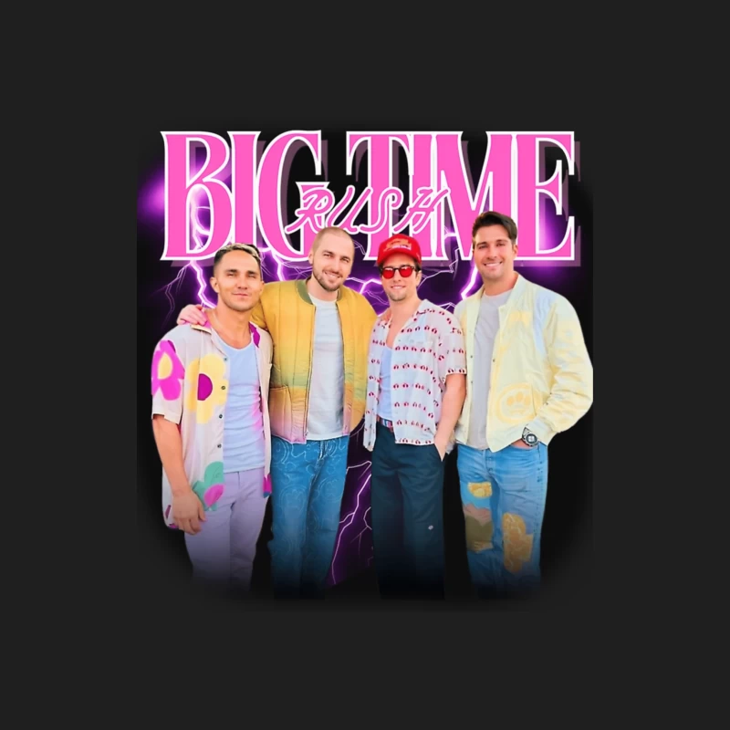 Big Time Pink Rush Male Tank Top