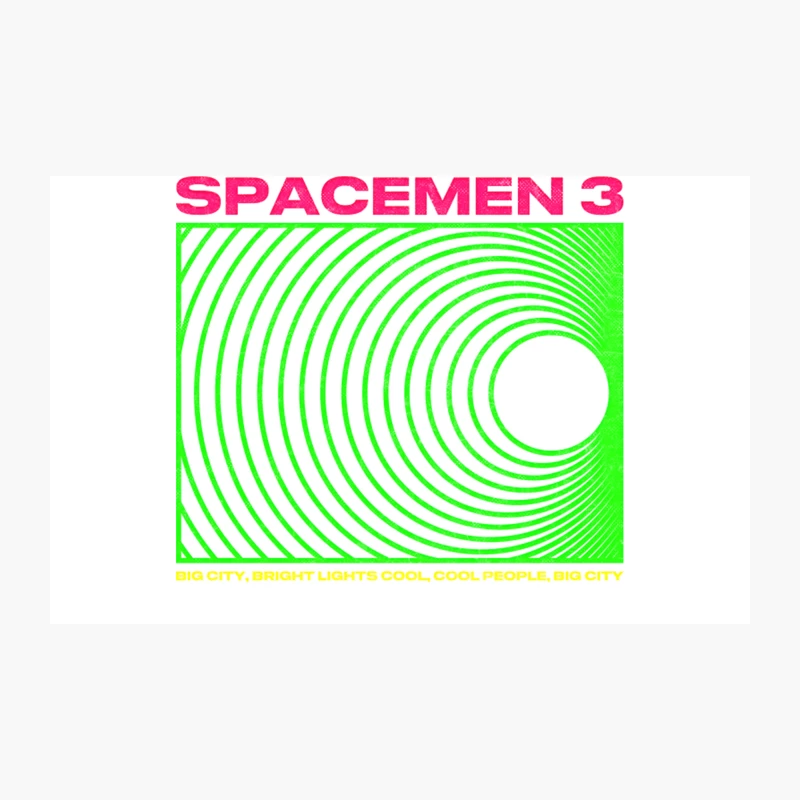 Big City Spacemen 3 Design Travel Mug