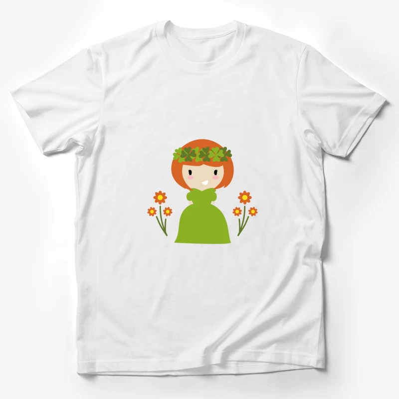 Fée de la nature avec fleurs Homme T-Shirt