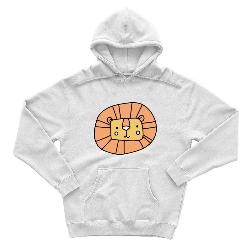 Illustration mignonne de lion Homme Sweat à capuche