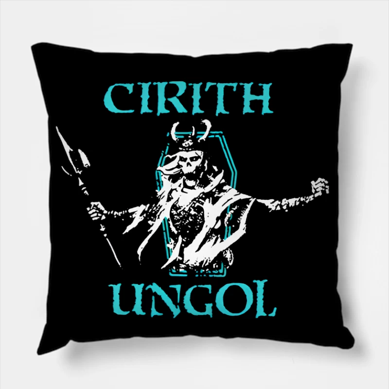 Cirith Ungol Vintage Throw Pillow