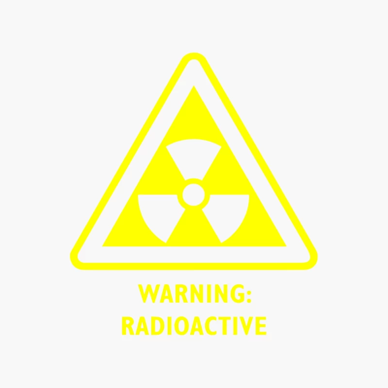Radioactive Laboratory Hazard Warning Symbol Cotton Tote Bag