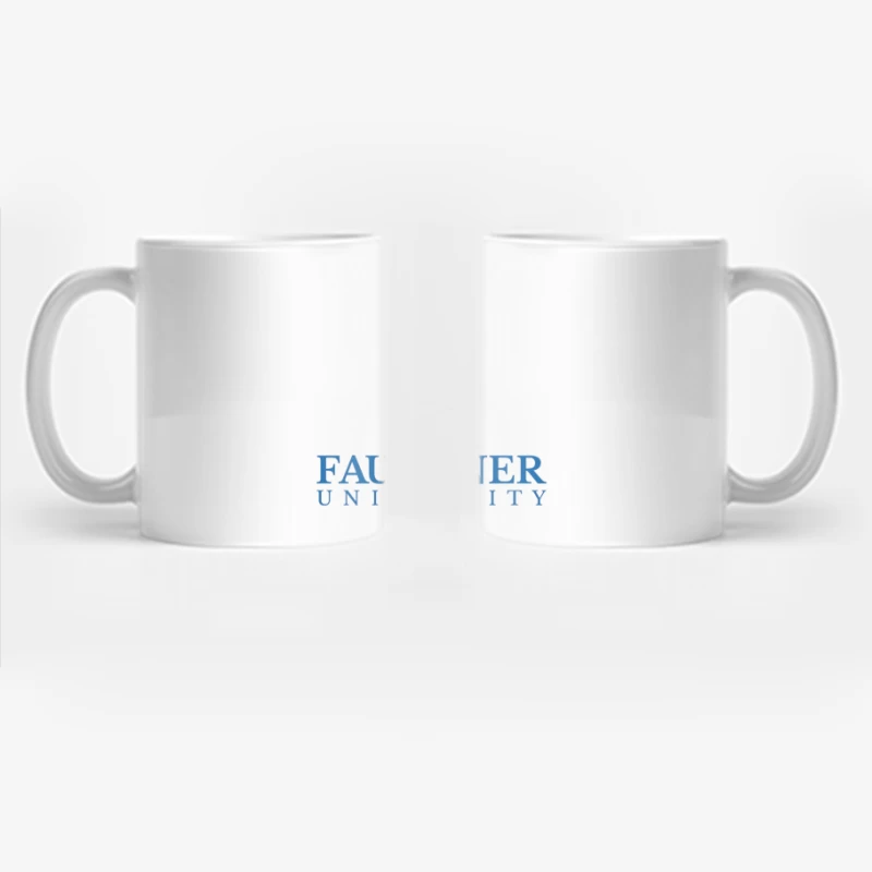 Faulkner University Logo - Educational Shield with Church Spire Design from 1942 Coffee Mug