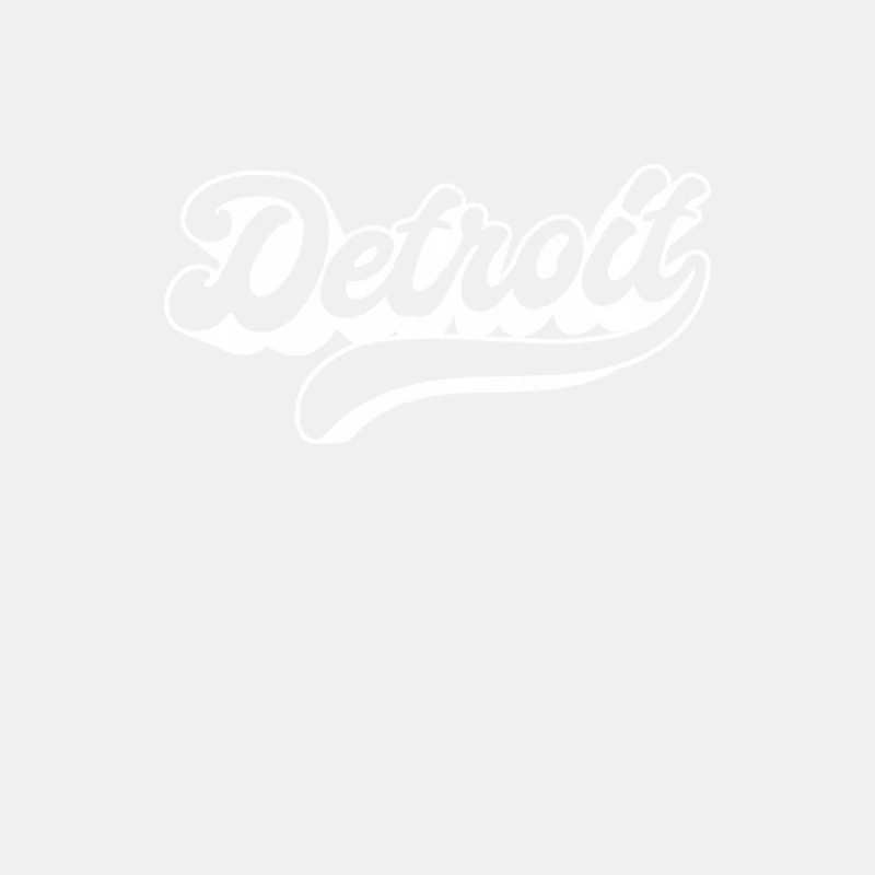 Detroit  Retro Typography Design Male Tank Top