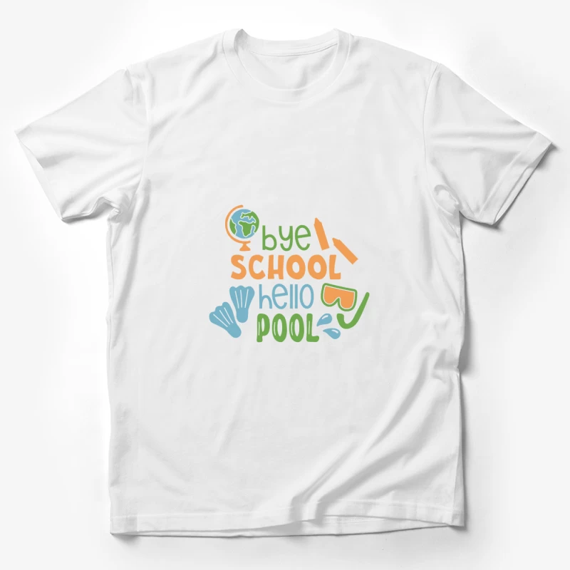 Adieu école, bonjour piscine Homme T-Shirt