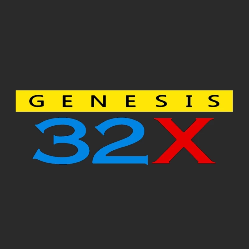 Genesis 32X: Retro Sega Gaming Console Logo Baseball Cap