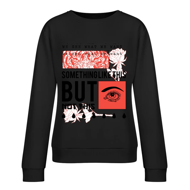 Perception et Illusion Femme Sweat-shirt à enfiler