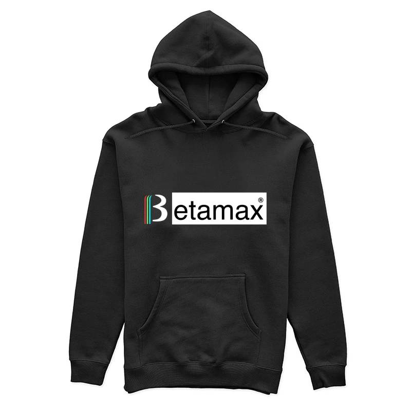 Etamax Modern Minimalist Brand Logo with Colored Stripes Female Pullover Hoodie