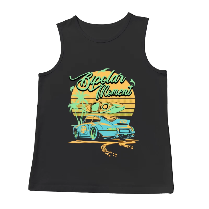 Sommerabenteuer mit Auto und Kajak Herren Tanktops