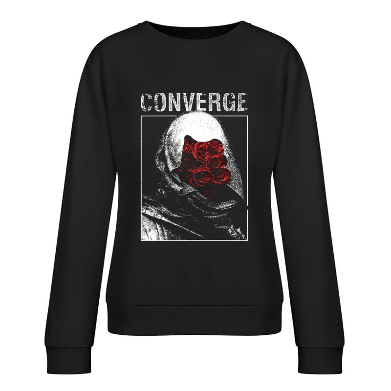 Converge Rose Killer III Red Female Pullover Sweatshirt