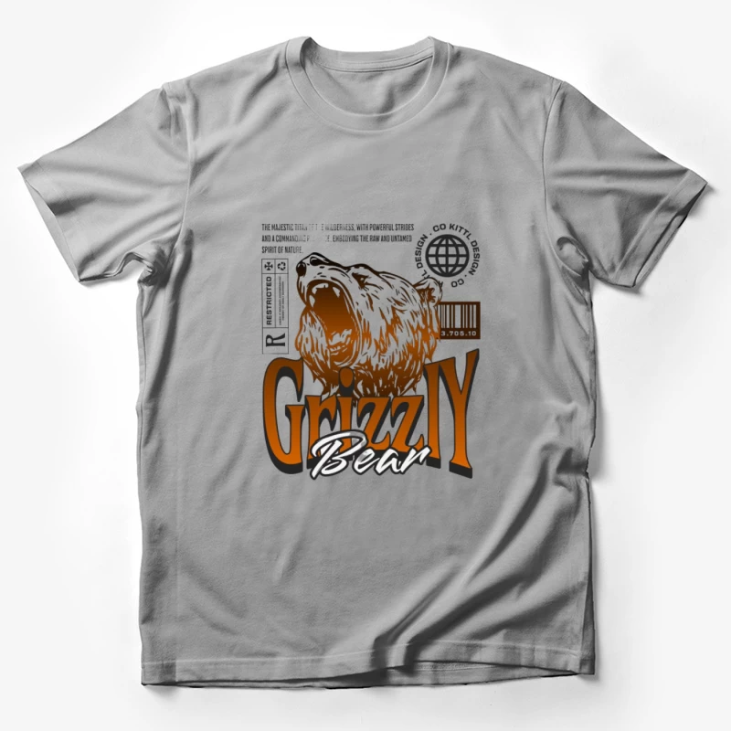 Design graphique d'un ours Grizzly Homme T-Shirt