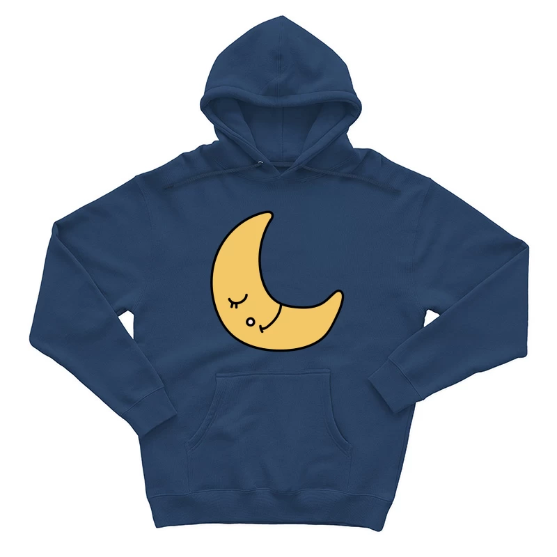 Croissant de Lune Endormie Homme Sweat à capuche