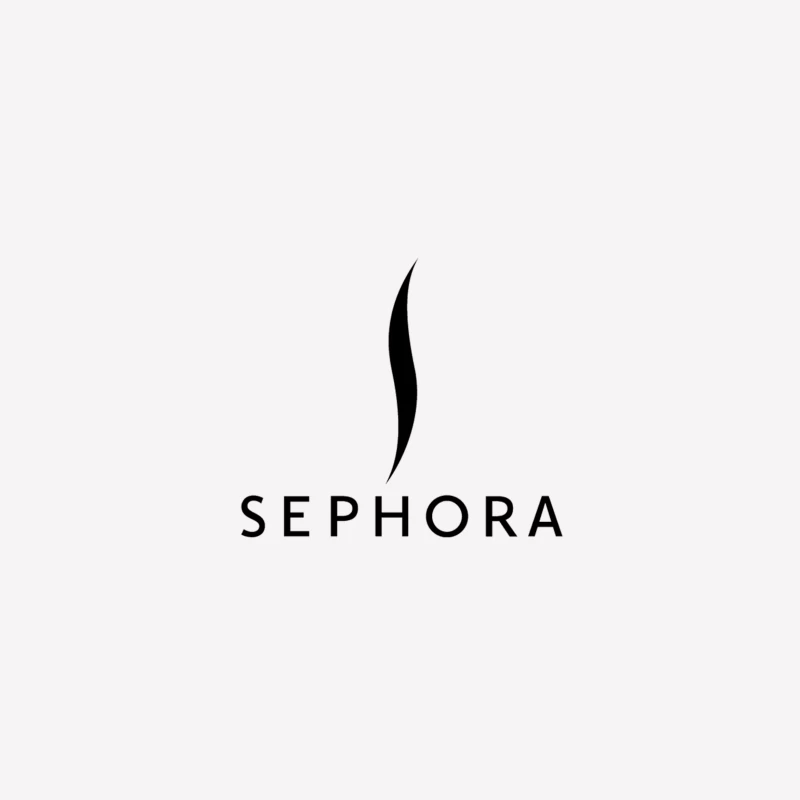 Sephora Black and White Minimalist Beauty Retailer Logo Female T-Shirt