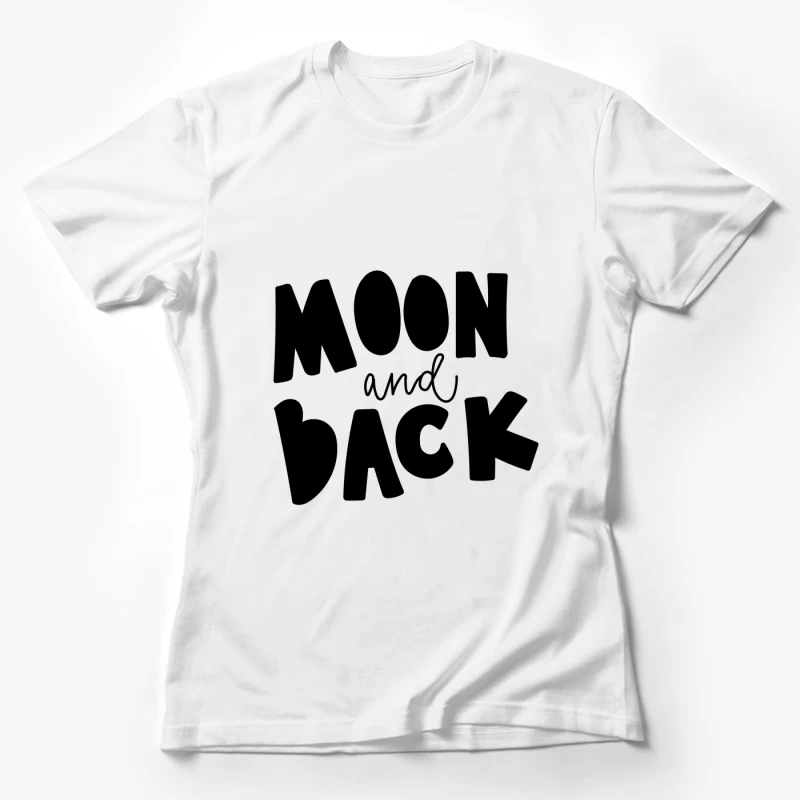 Lune et Retour - Design Minimaliste Femme T-Shirt