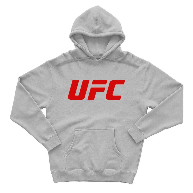 UFC (Ultimate Fighting Championship) Official Red Logo Male Pullover Hoodie