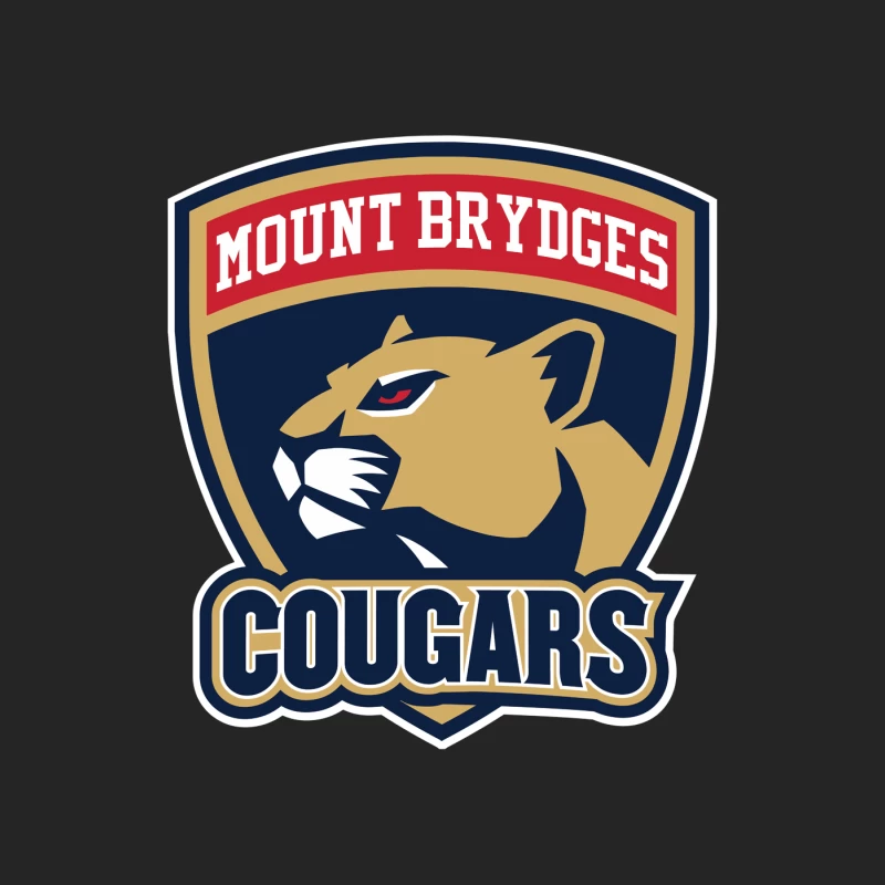 Mount Brydges Cougars Team Sports Logo Male Pullover Sweatshirt