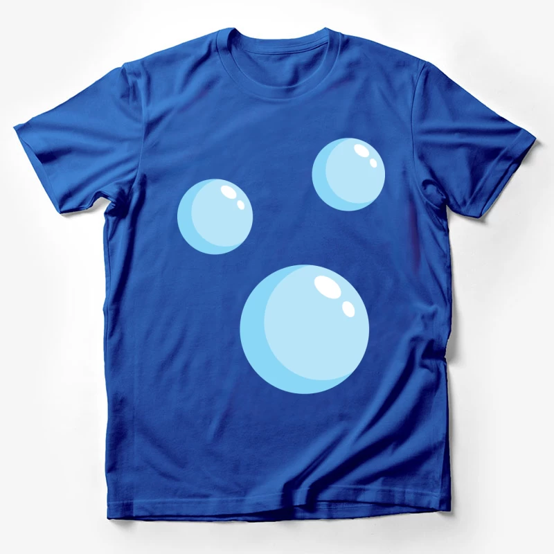 Bulles Bleues Légères Homme T-Shirt