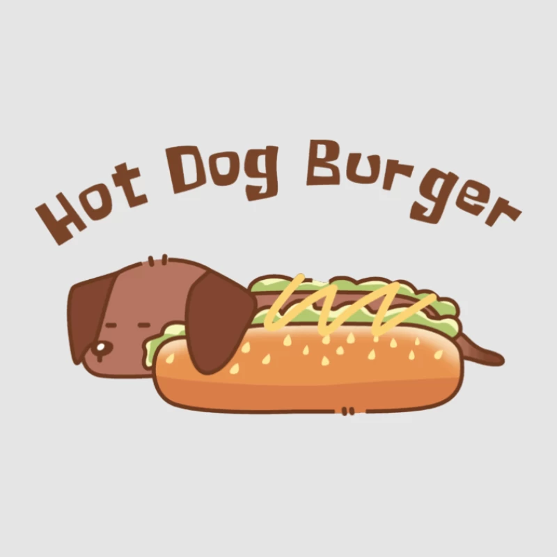 Süßer Hot Dog Burger Design Herren Pullover Hoodie