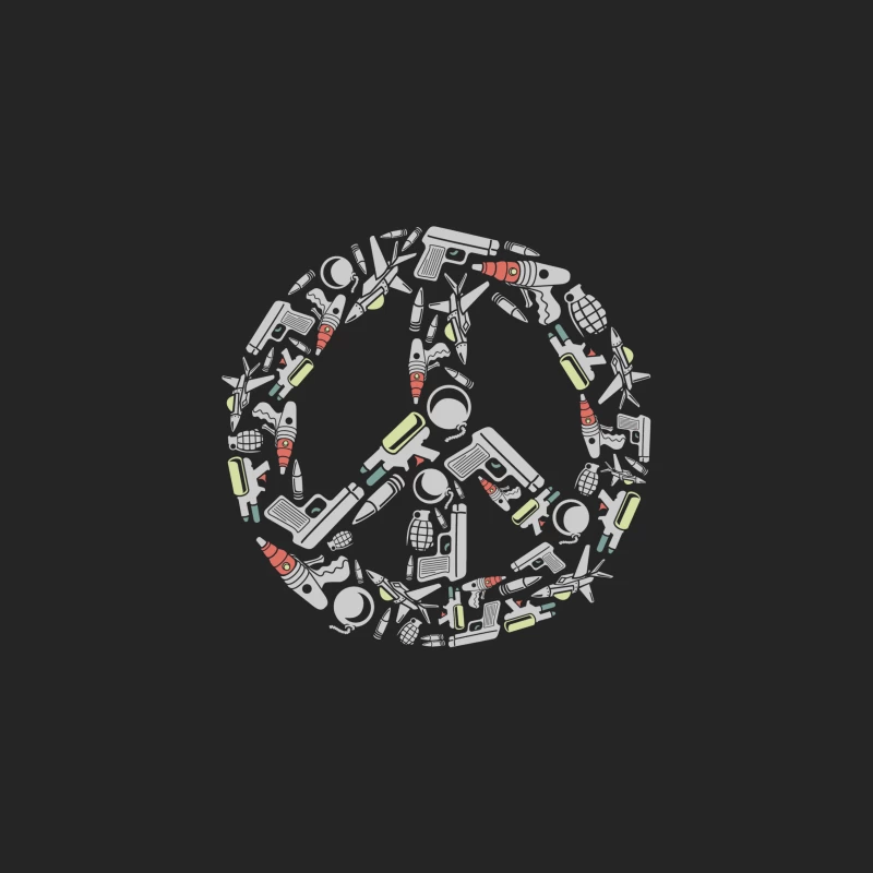 Symbole de paix en armes Homme Sweat-shirt à enfiler