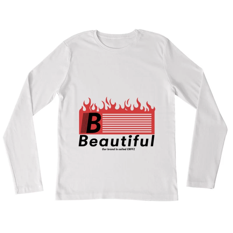 Feuriger Musik-Brand Damen Langarm T-Shirt