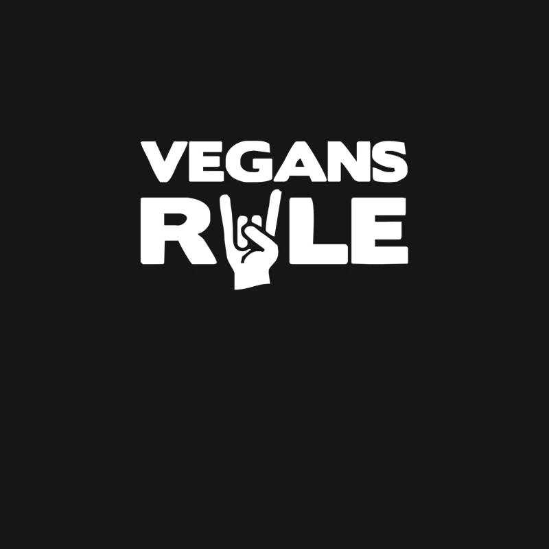Vegans Rule Desk Mat