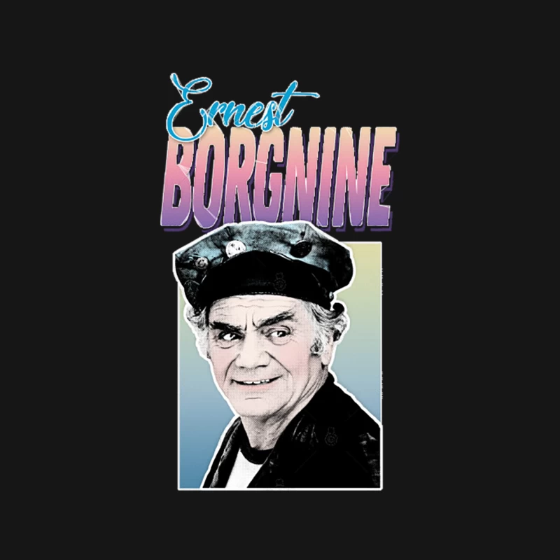 Ernest Borgnine Retro Styled Tribute Design Mouse Pad