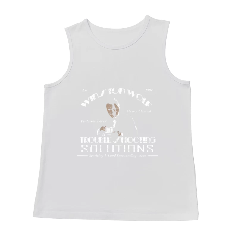 Winston Wolf, distressed Male Tank Top