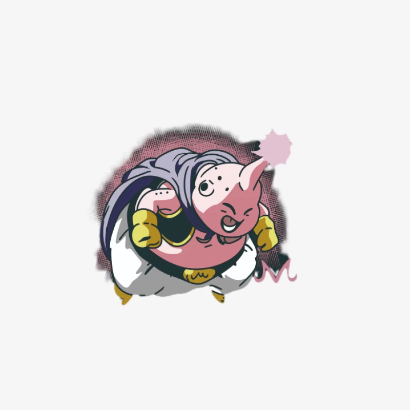 Personnage Majin Buu de Dragon Ball Homme Sweat-shirt à enfiler