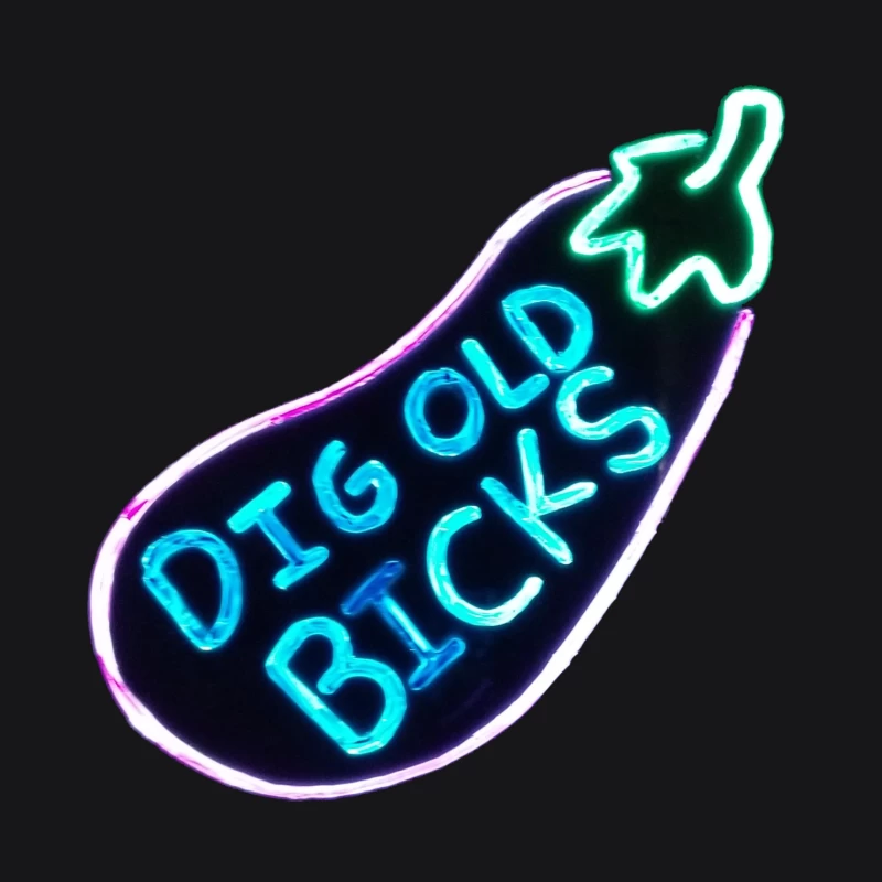 Dig Old Bicks Retro Male Pullover Hoodie
