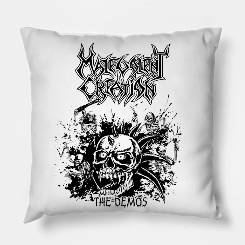 Malevolent Creation The Demos Throw Pillow