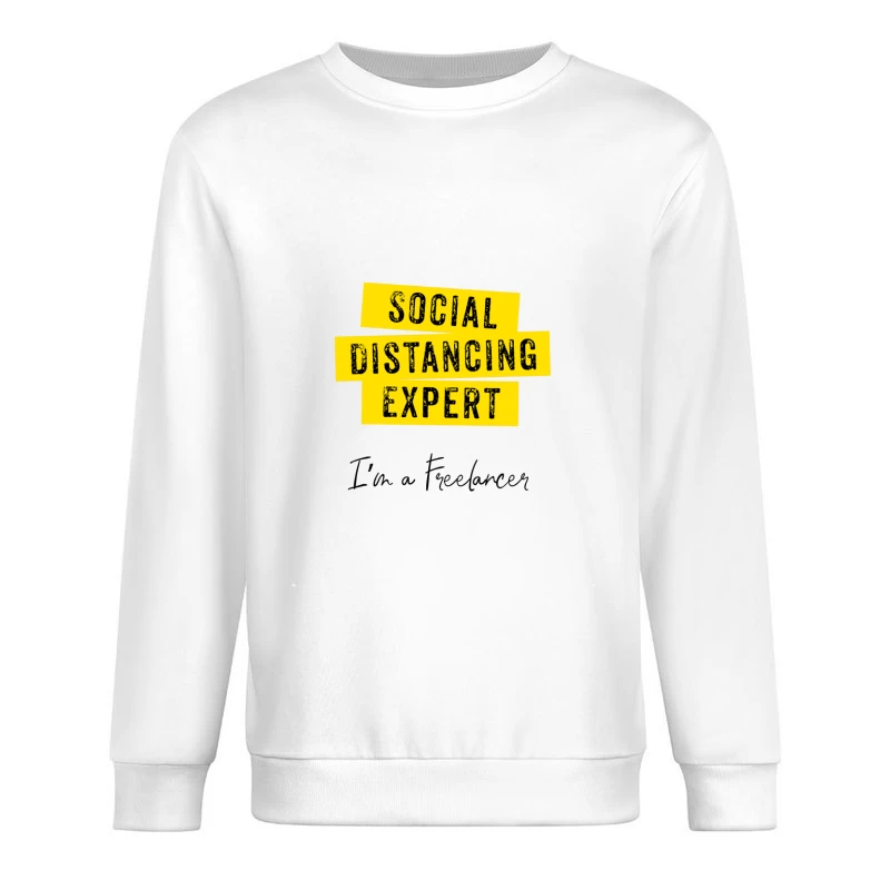 Expert en Distanciation Sociale Homme Sweat-shirt à enfiler