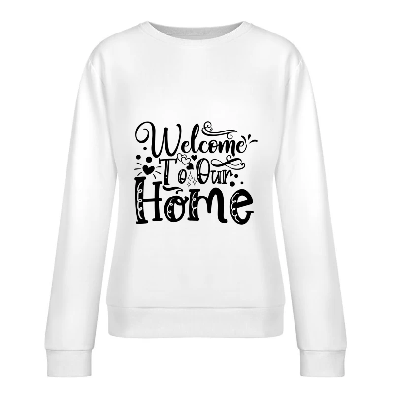 Panda géométrique en noir et blanc Femme Sweat-shirt à enfiler