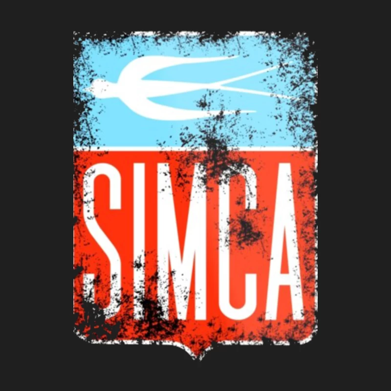 Vintage Simca old bird emblem Male Tank Top