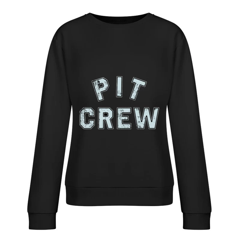 Kühnes 'Pit Crew'-Design Damen Pullover Sweatshirt
