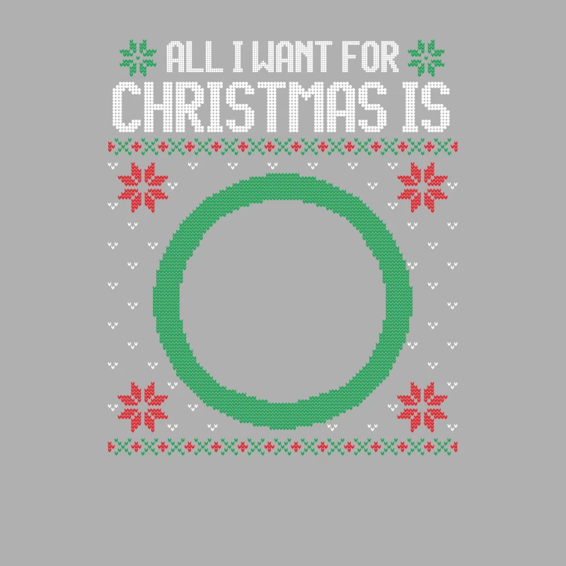 Pull de Noël avec cercle vert Homme Débardeur