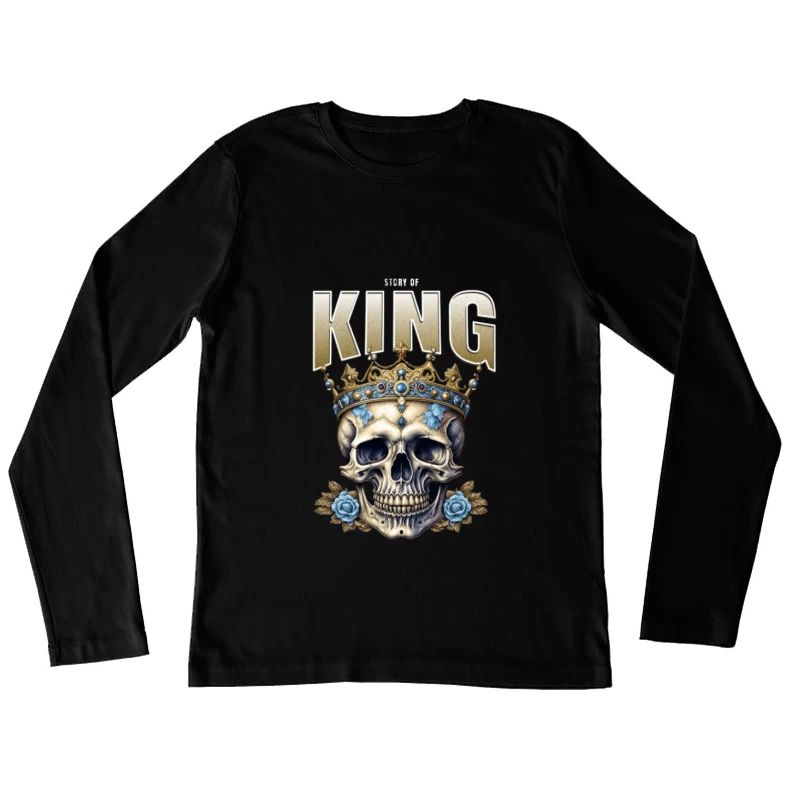 Geschichte eines Königsschädels Damen Langarm T-Shirt